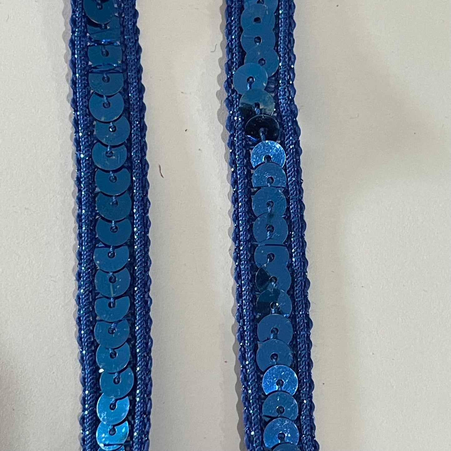 Royal Blue Sequin Trim 1.2cm