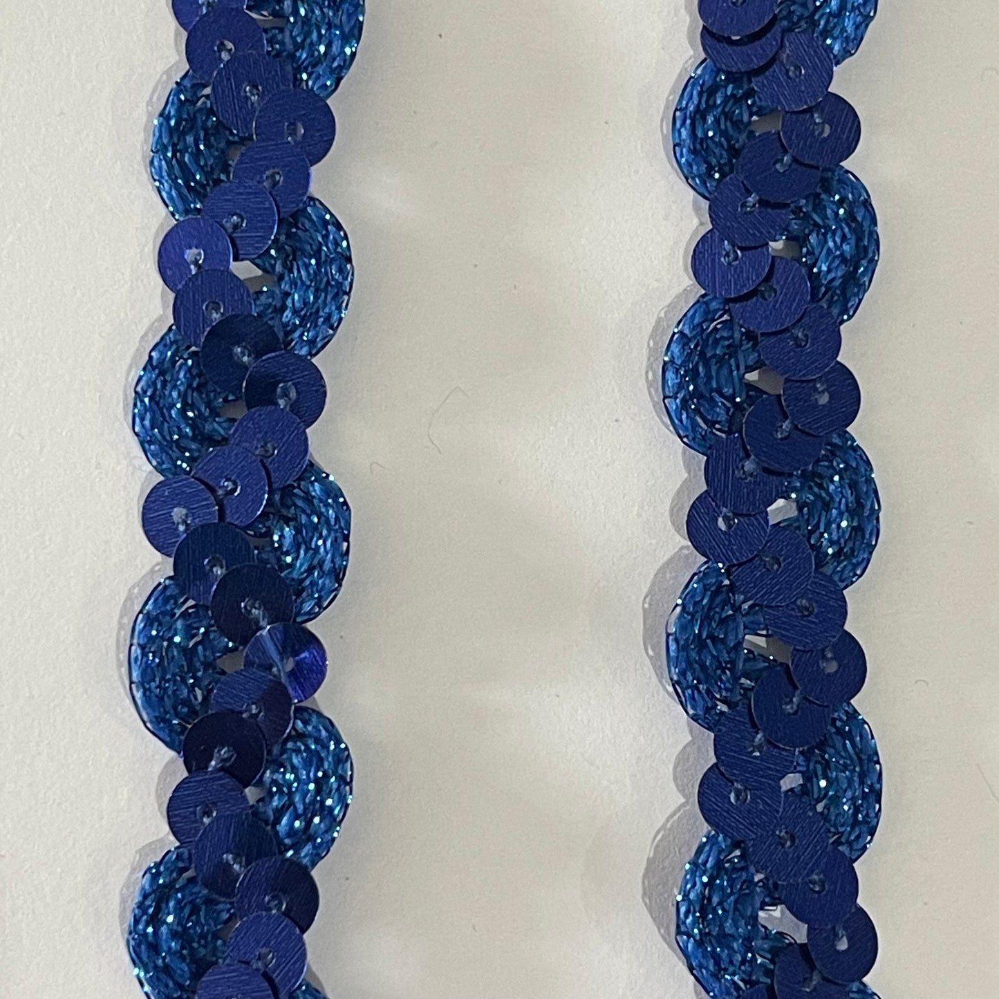 Royal Blue Sequin Trim 1.5cm