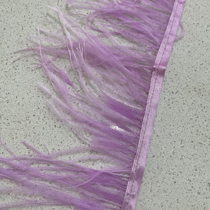 Lavender - Ostrich Feather Trim 15cm