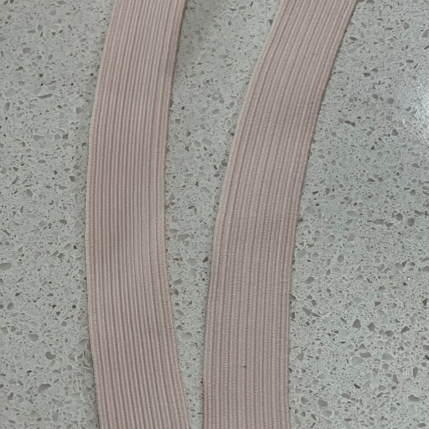 20mm Flat Braided - Flesh Pink