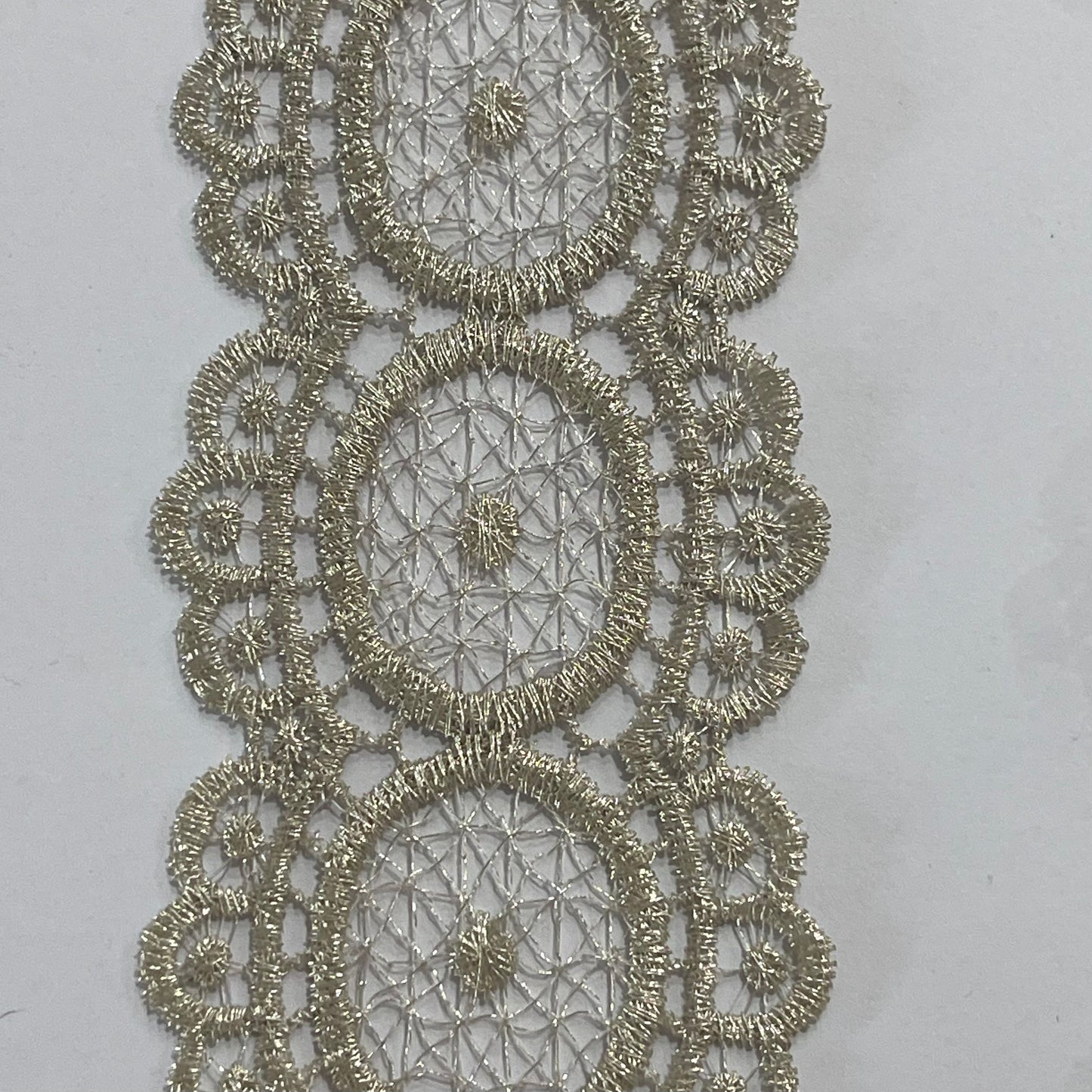 Antique Silver Metallic Thread Trim