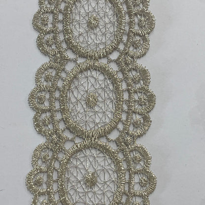 Antique Silver Metallic Thread Trim