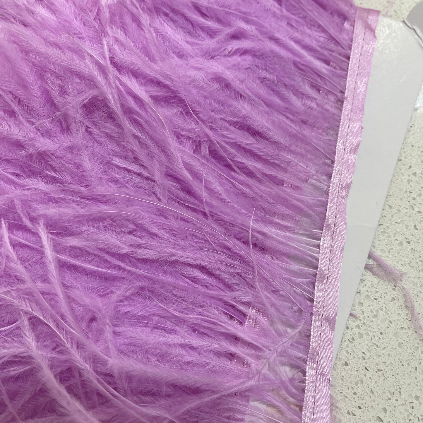 Lavender - Ostrich Feather Trim 15cm