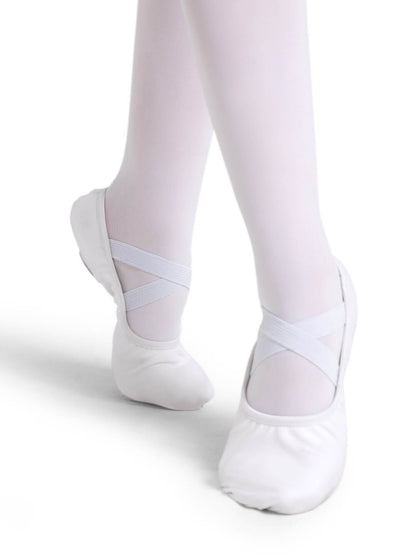 Capezio Hanami Canvas Ballet - White